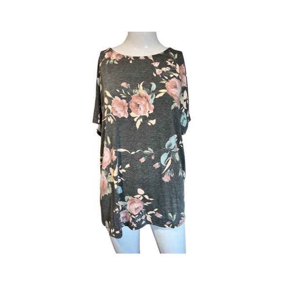 HEIMISH USA TOP FLORAL OPEN BACK - Picture 2 of 5